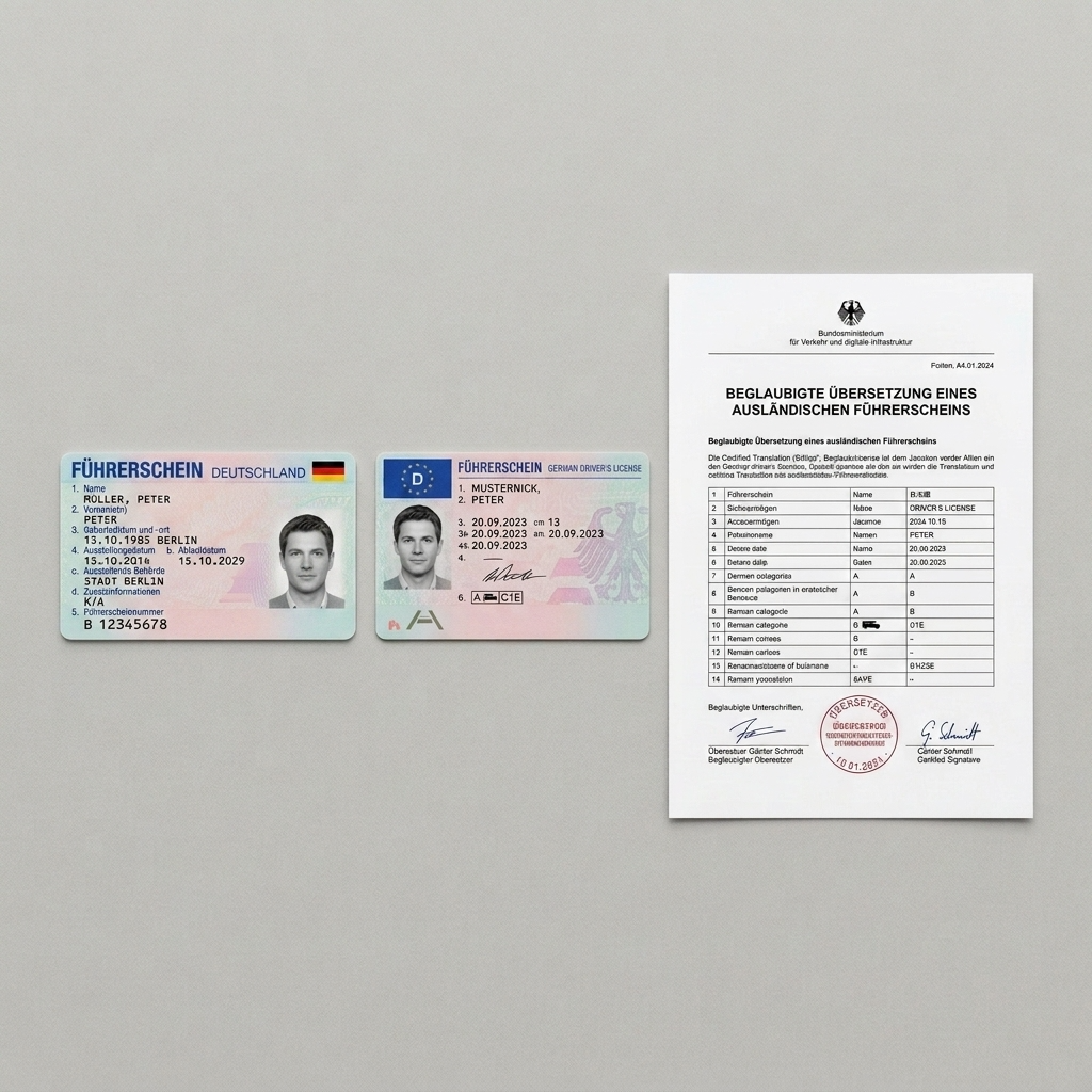 Ausländischen Führerschein in Deutschland umschreiben
