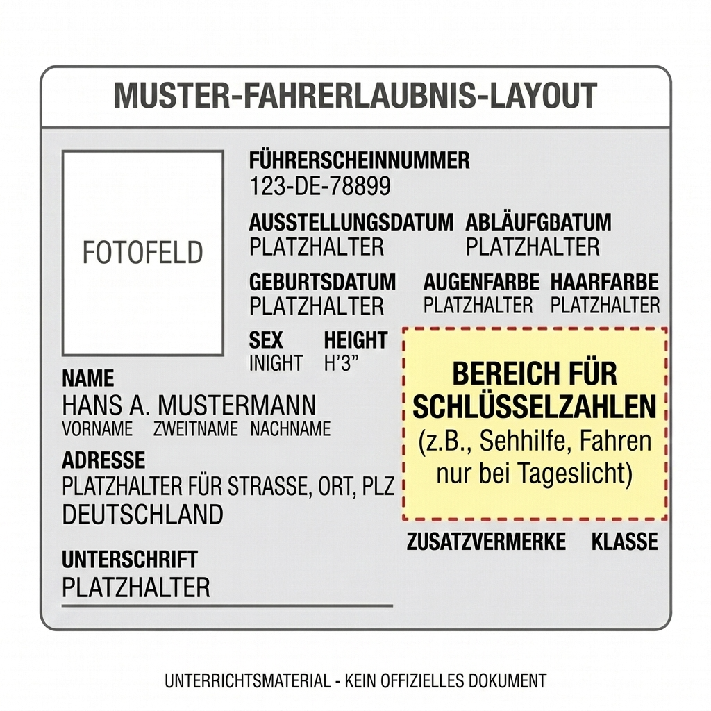 Schlüsselzahl 79.03 79.04 Führerschein Dreirad
