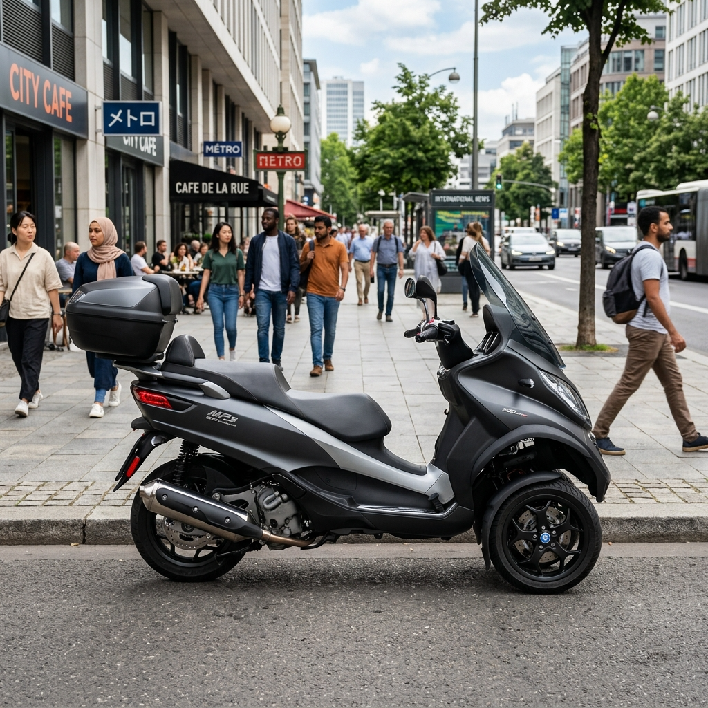 Piaggio MP3 530 mit PKW Führerschein fahren