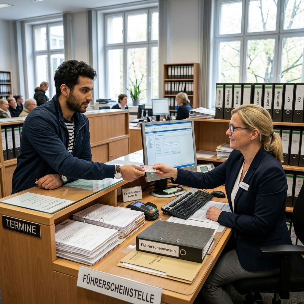 Umschreibung eines ausländischen Führerscheins in eine deutsche Fahrerlaubnis